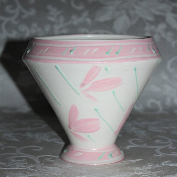 Laurie Rolland Hand Made Flower Pot Vase | Artist Signed - Picture 3 of 6